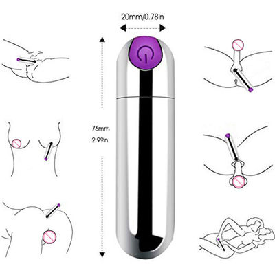 De Slanke 10 vlek met geringe geluidssterkte Massager van Snelheidsmini bullet vibrator G