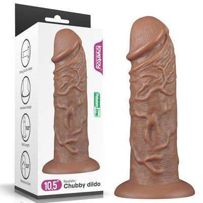 26.5*6.5cm Dildo Geslachtsstuk speelgoed 10,5“ de Geaderde Haan van Koningssized anal monster