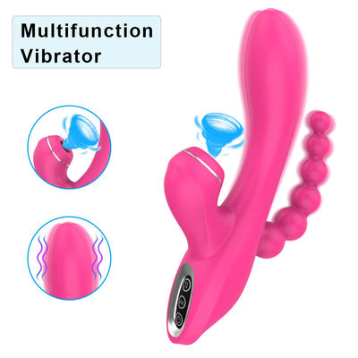 USB die 7 Wijze Honey Sex Toys Oral Suction Erotische 3 IN 1 Zuigende Vibrator laden