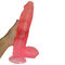 het Geslachtsstuk speelgoed van pvc Crystal Artificial Penis Big Dick van 12.2Inches 31cm