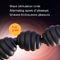 Zwart van de Parels Prostate Massager van het Bionisch Ontwerp Groot Silicone Anaal Stuk speelgoed 170*19MM
