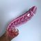 17.5*3.2cm het Roze Speelgoed van het de Volwassenengeslacht van Dildo van het Zeepaardjeglas Lange